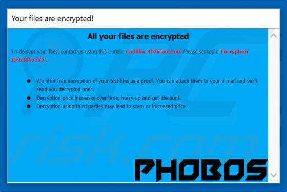 Ransomware Phobos