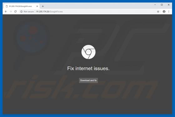 Vírus GoogleFix.exe