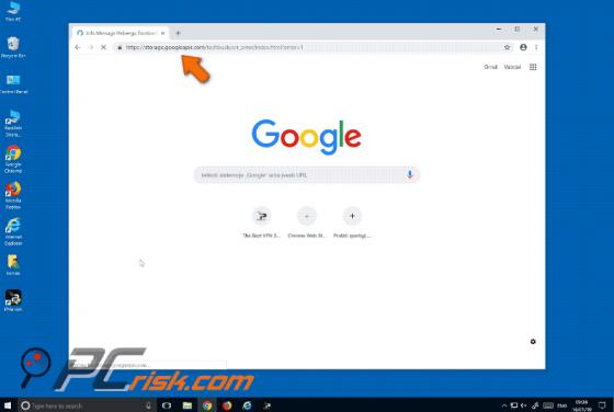 Vírus Googleapis.com