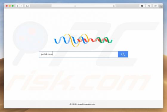 Redirecionamento search-operator.com (Mac)