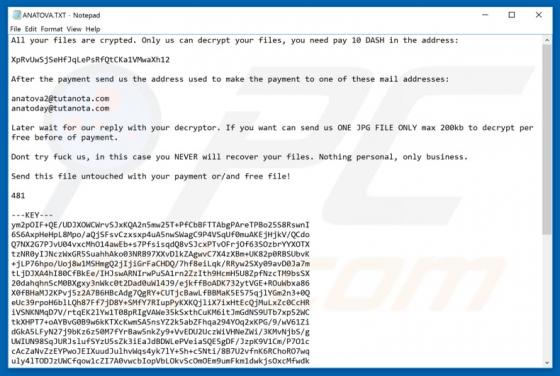 Ransomware Anatova