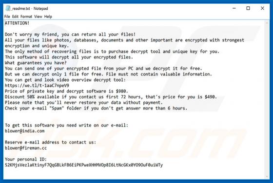 Ransomware .blower