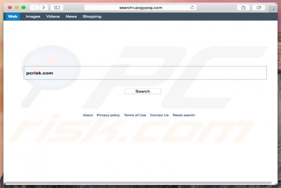 Redirecionamento Search.pogypog.com (Mac)