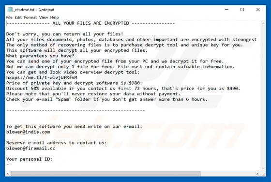 Ransomware Promos