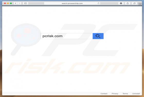 Redirecionamento search.prosearchtip.com (Mac)