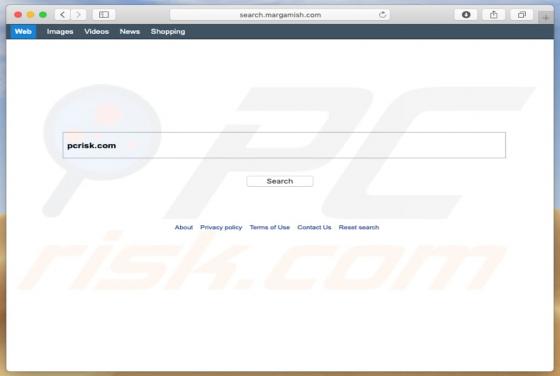 Redirecionamento search.margamish.com (Mac)