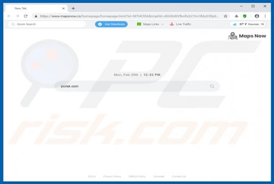 Redirecionamento Mapsnow.co