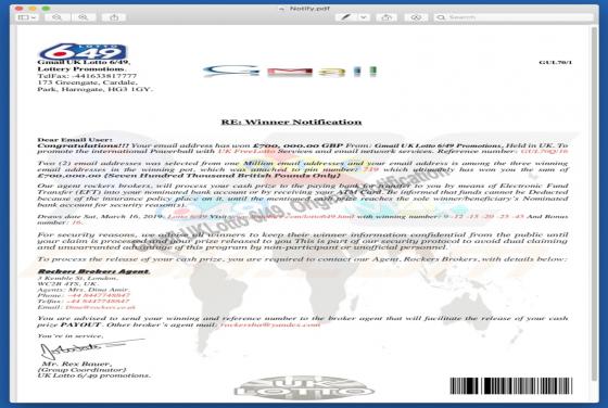Virus Gmail