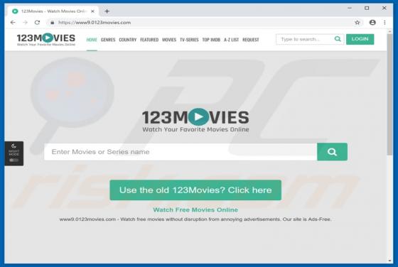 Malware 0123movies.com