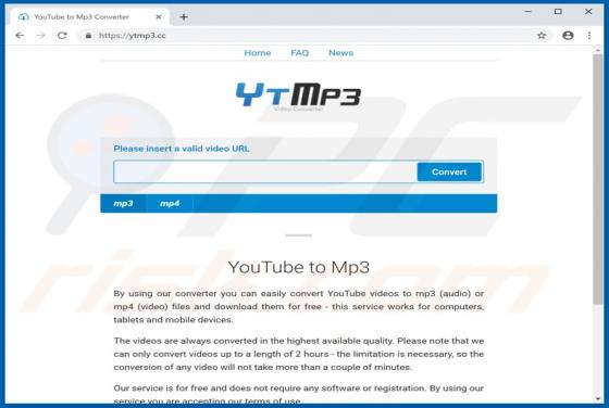 Vírus Ytmp3.cc