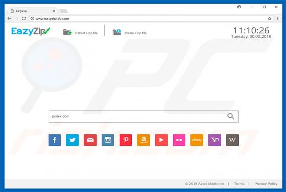Redirecionamento Easyziptab.com