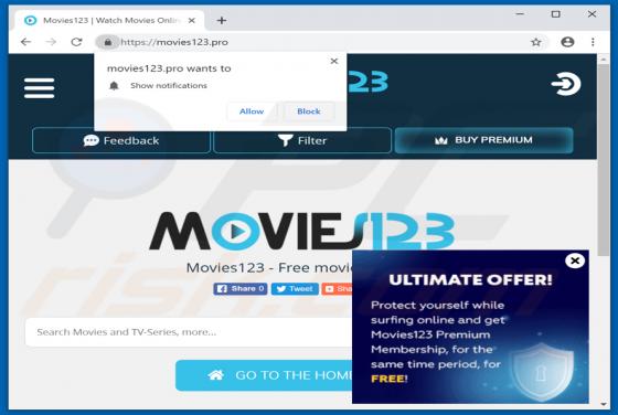Anúncios Movies123