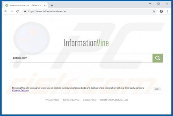 Redirecionamento Informationvine.com