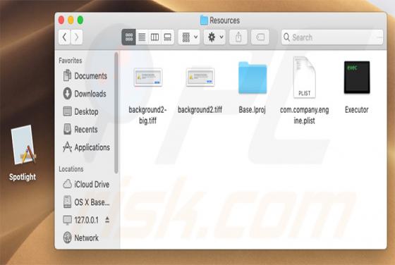 Vírus Spotlight.app (Mac)
