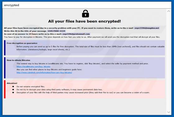 Ransomware Actor