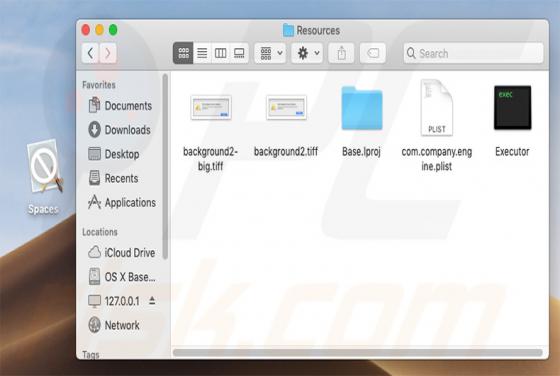 Adware Spaces.app (Mac)