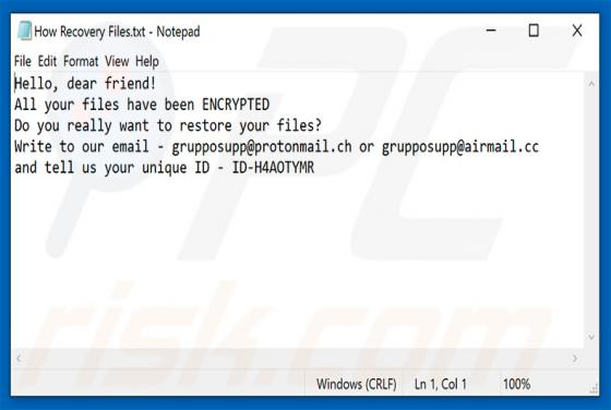 Ransomware Guesswho