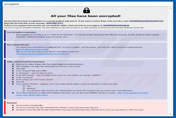 Ransomware BORISHORSE