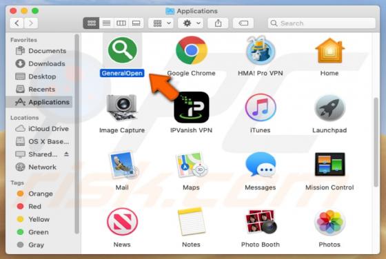 Adware GeneralOpen (Mac)