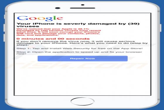 POP-UP da fraude Bestappsecurity.com (Mac)