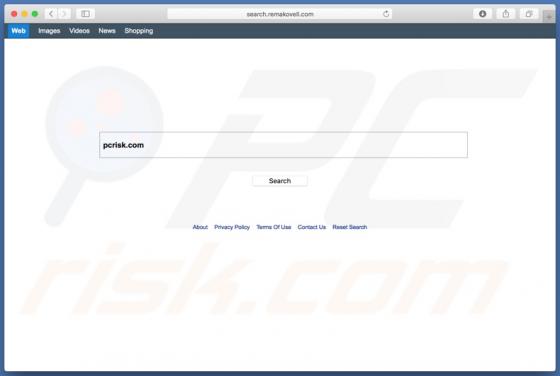 Redirecionamento Search.remakovell.com (Mac)