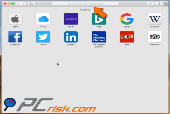 Redirecionamento Lkysearchex (Mac)