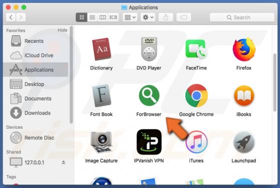 Adware ForBrowser (Mac)