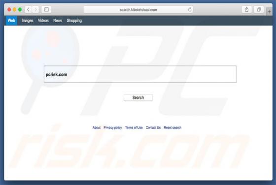 Redirecionamento Search.kiboletshual.com (Mac)