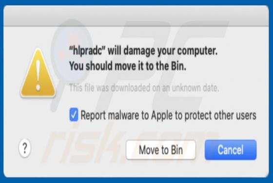 Vírus Hlpradc (Mac)