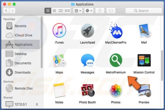 Adware  MetroPremium (Mac)