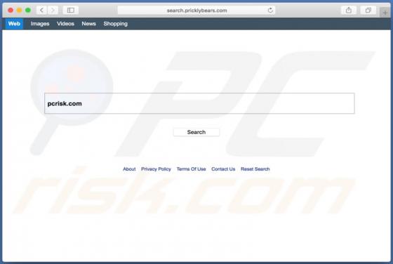 Redirecionamento Search.pricklybears.com (Mac)