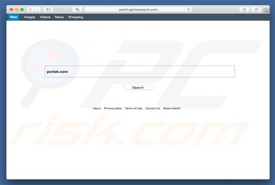 Redirecionamento Search.genieosearch.com (Mac)