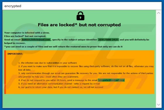 Ransomware Deal