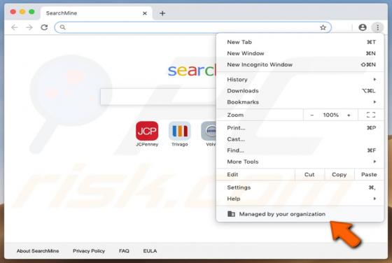 Sequestrador de Navegador Chrome "Managed By Your Organization" (Mac)
