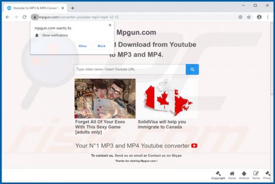 Anúncios Mpgun.com