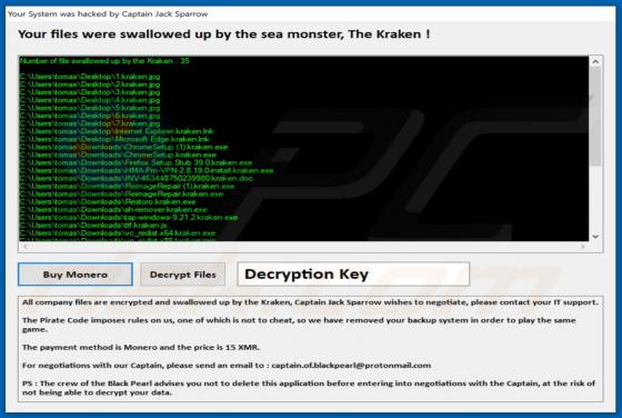 Ransomware Kraken