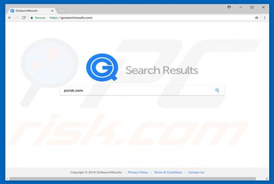 Redirecionamento Gosearchresults.com