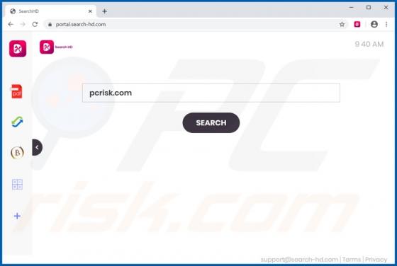 Sequestrador de Navegador SearchHD