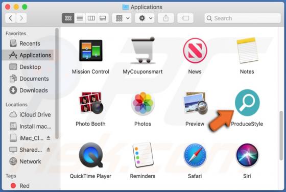 Adware ProduceStyle (Mac)