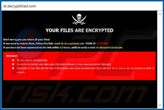 Ransomware Dr