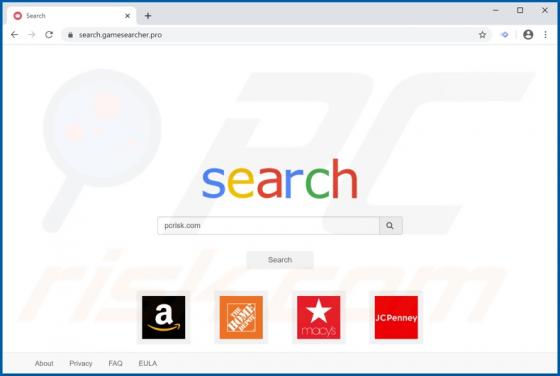 Sequestrador de Navegador Game Searcher PRO