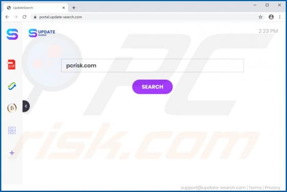 Sequestrador de Navegador UpdateSearch