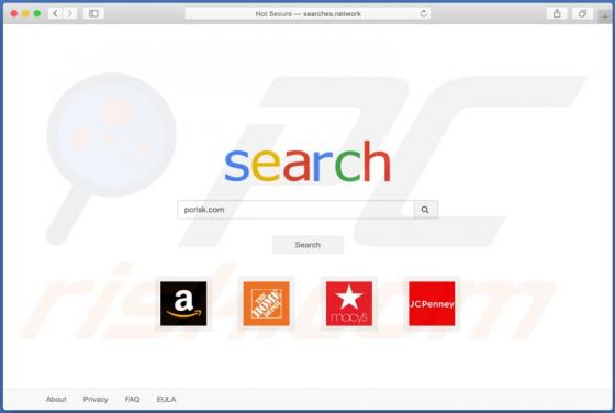 Redirecionamento Searches.network (Mac)