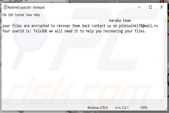 Ransomware Baraka Team