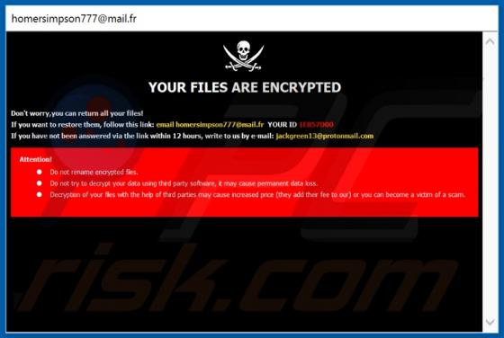 Ransomware Homer